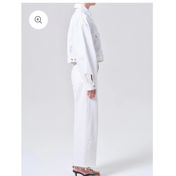 Agolde Luna Frayed Hem Jeans - Picture 8 of 9